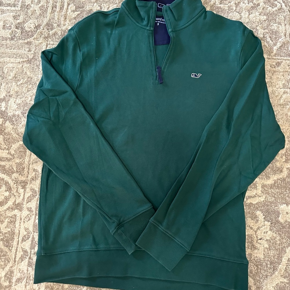 Vineyard Vines Green Quarter Zip